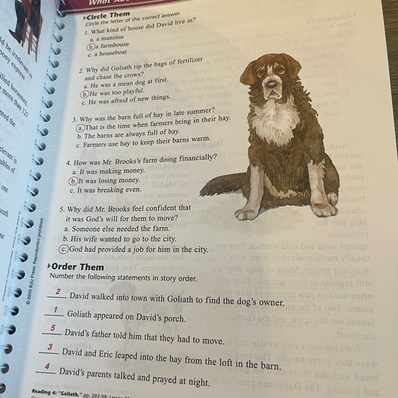 I met you in a story BJU level 4 ❤️ book set! - Picture 9 of 10